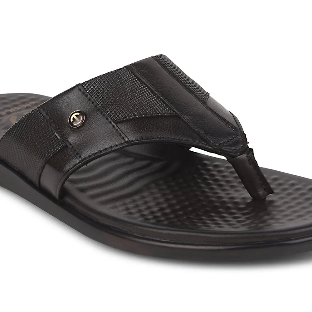 Healers Brown Casual Slipper For Men SOFTER-2 By Liberty