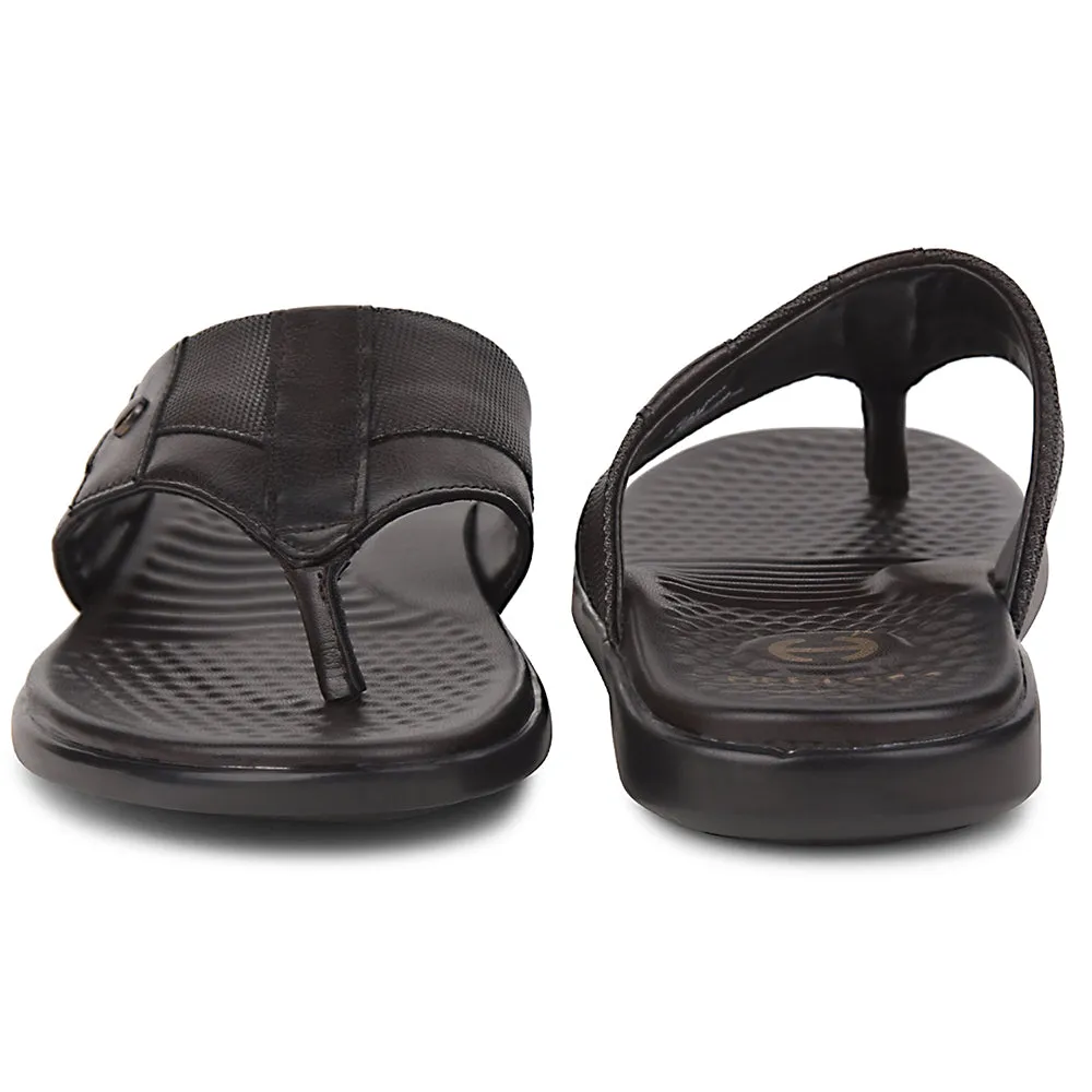 Healers Brown Casual Slipper For Men SOFTER-2 By Liberty