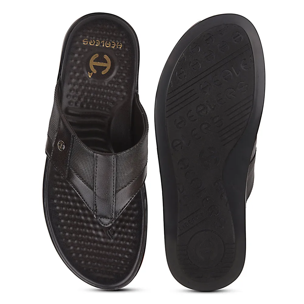 Healers Brown Casual Slipper For Men SOFTER-2 By Liberty