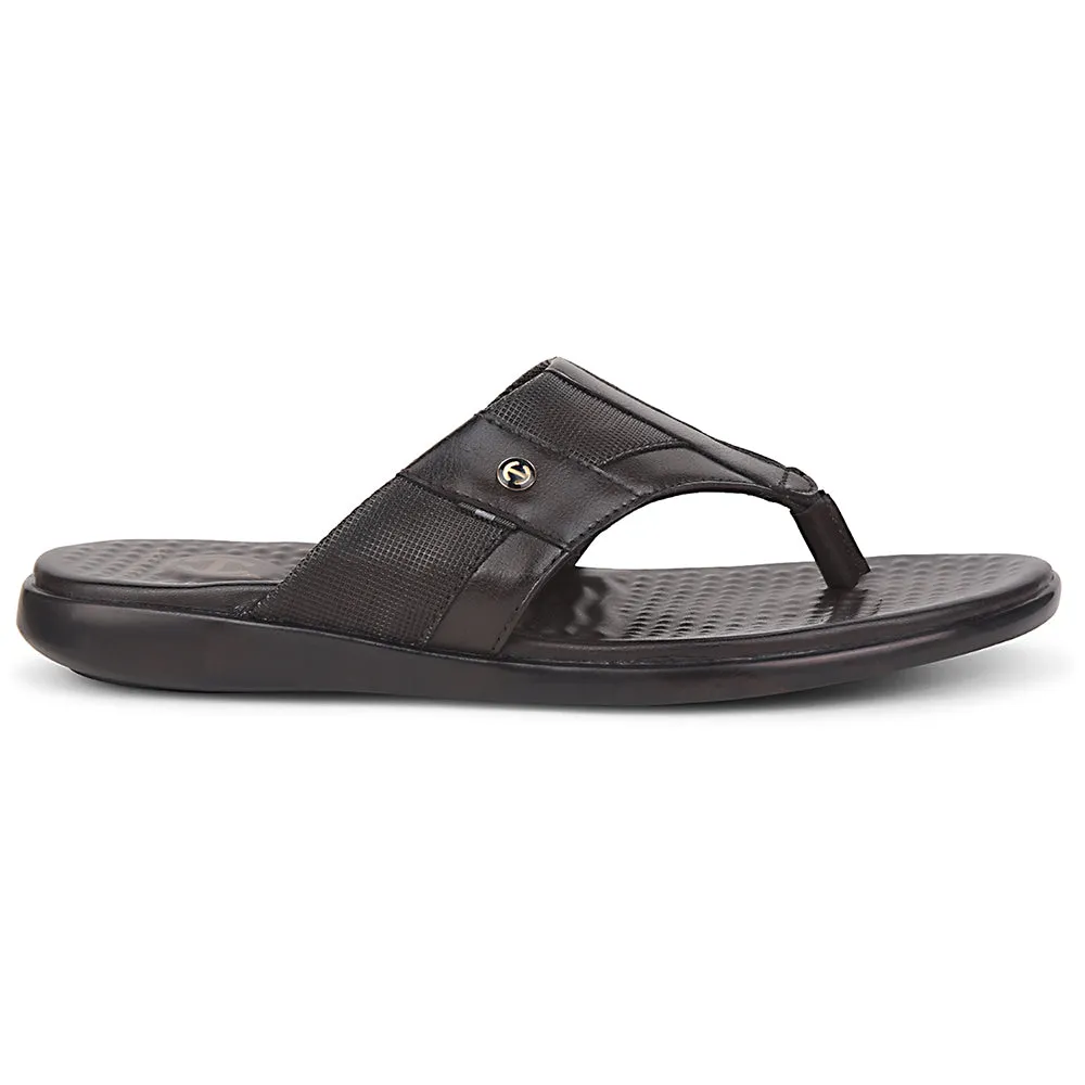 Healers Brown Casual Slipper For Men SOFTER-2 By Liberty