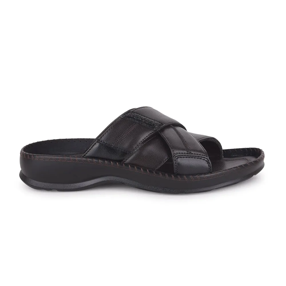 Healers Brown Casual Slippers For Men STARC-2E By Liberty