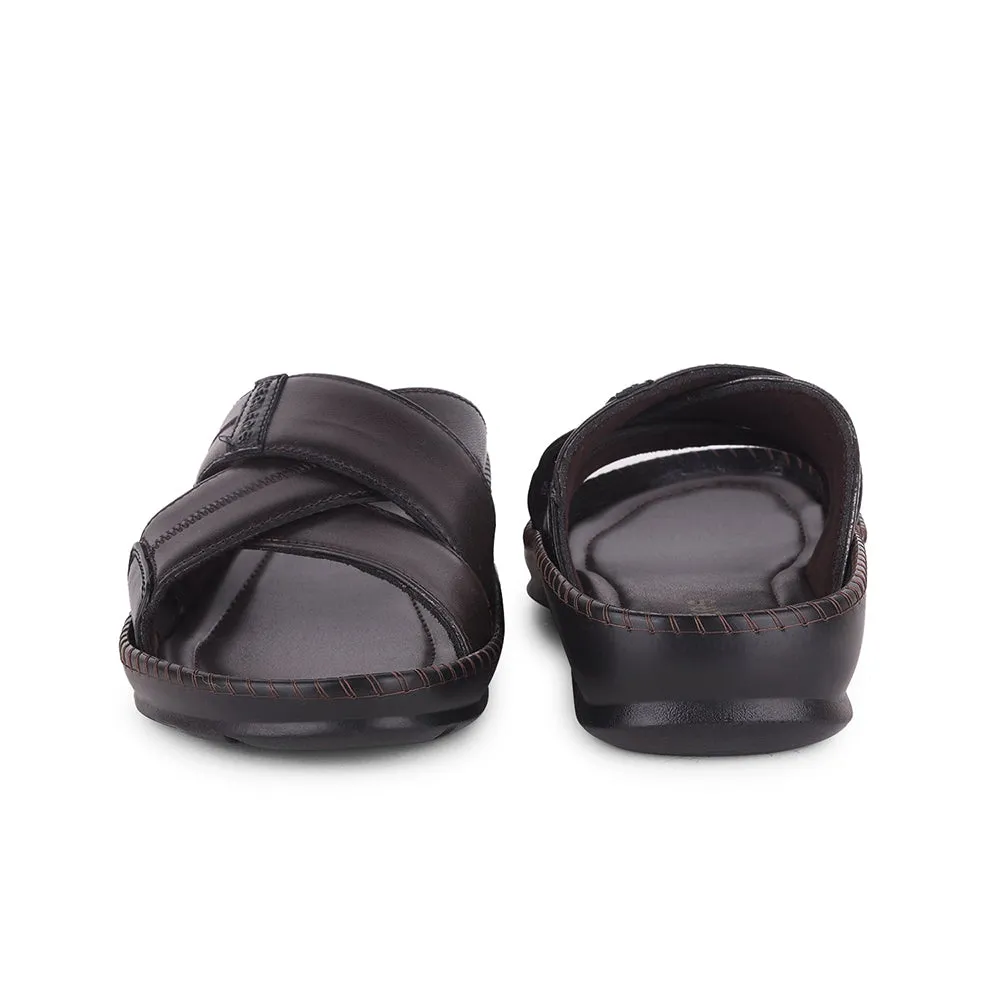 Healers Brown Casual Slippers For Men STARC-2E By Liberty