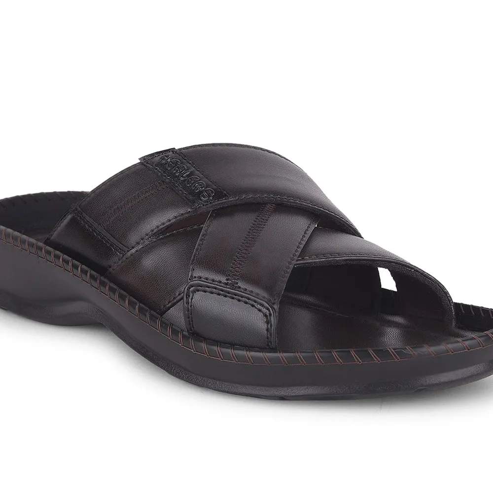 Healers Brown Casual Slippers For Men STARC-2E By Liberty