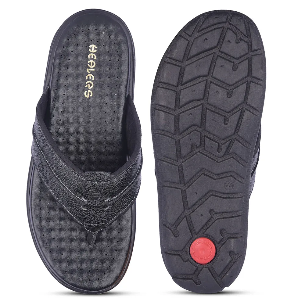 Healers By Liberty Mens CSS-1 Black Casual Thong