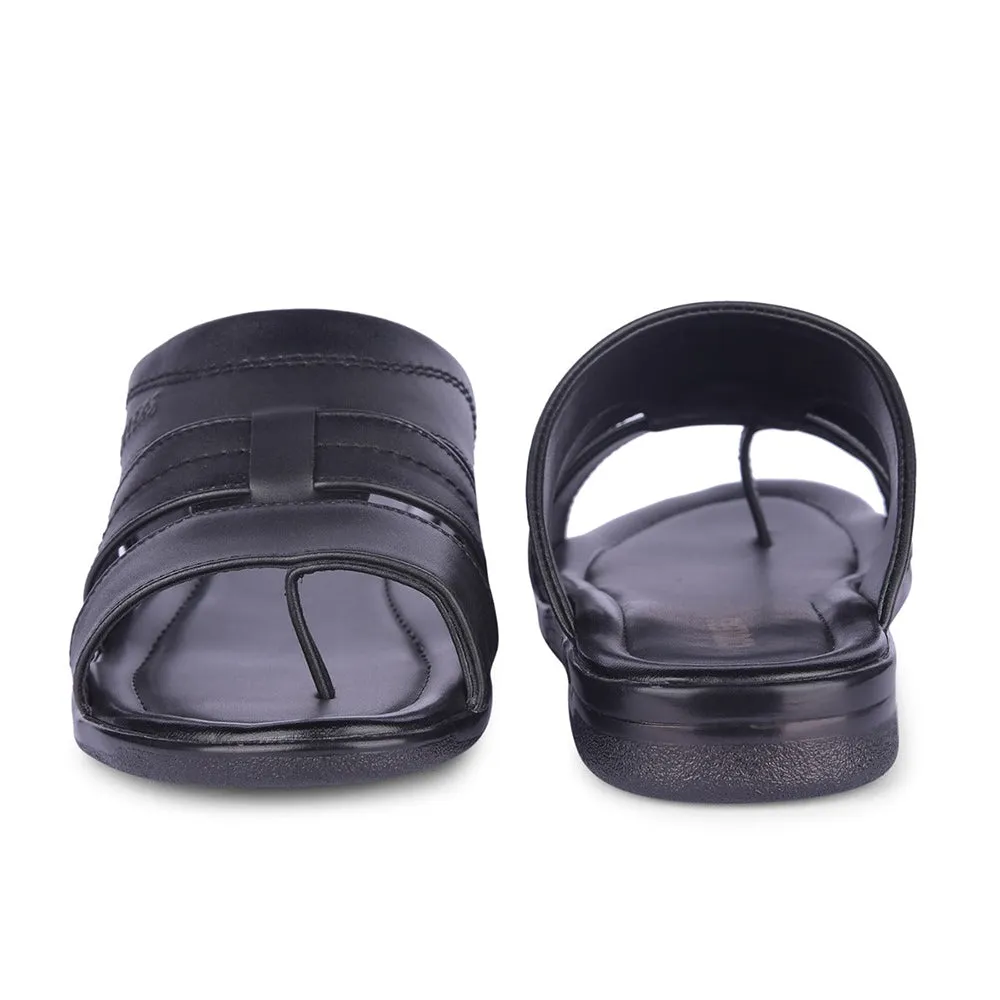 Healers By Liberty Mens ZUNAIRIO-E Black Casual Slippers