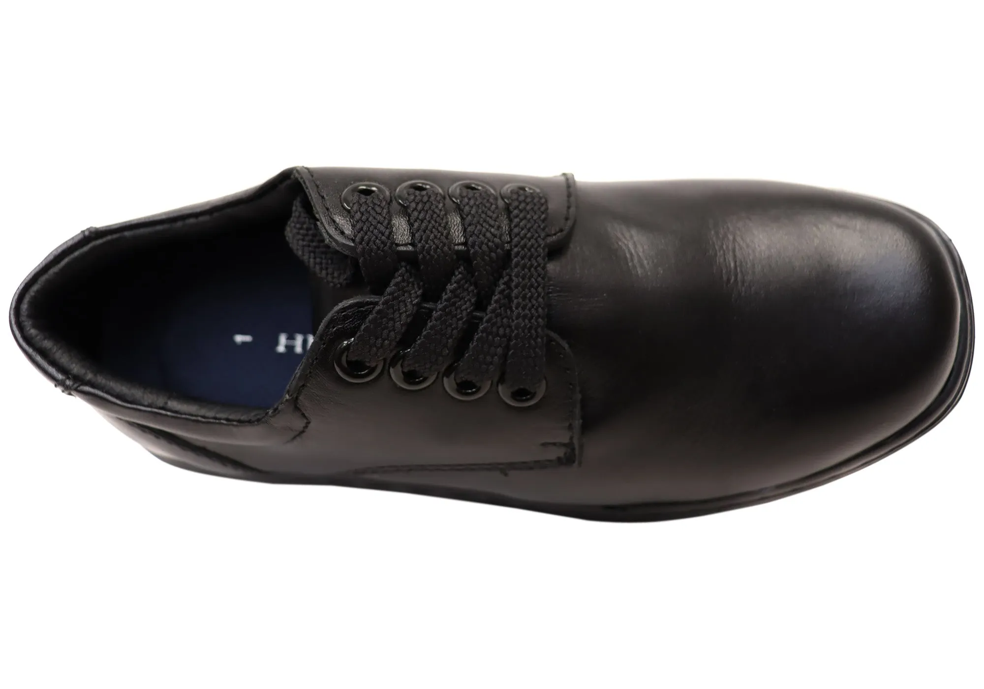 Human Tammy Junior Kids Comfortable Leather Lace Up School Shoes