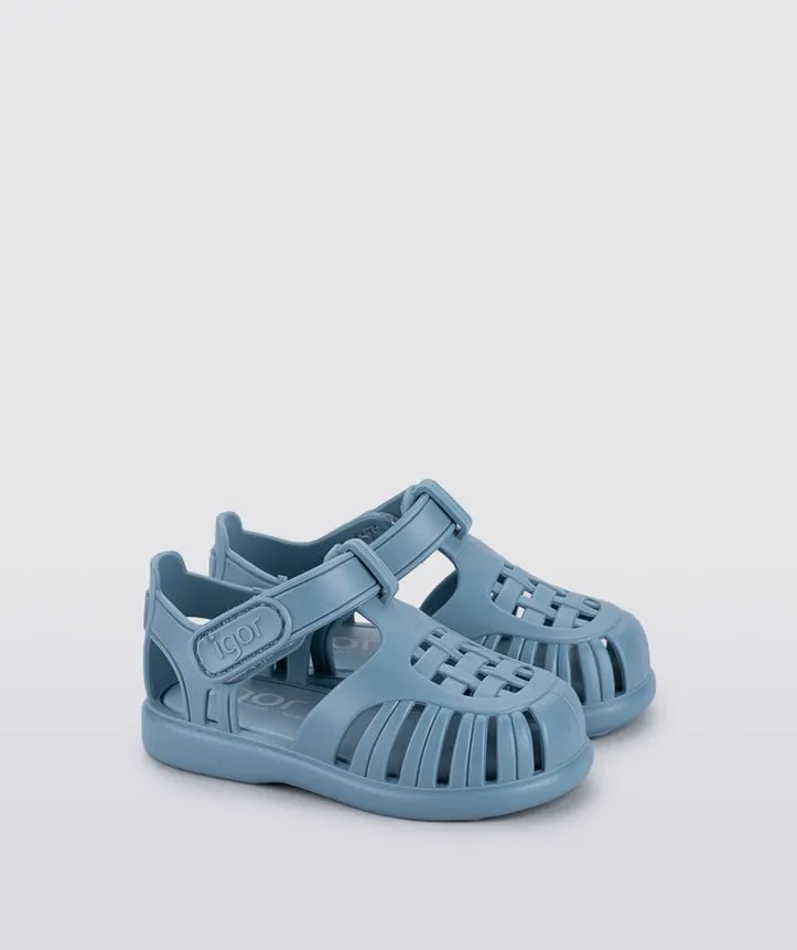 Igor: Tobby Kids Jelly Sandals - Oceano Blue