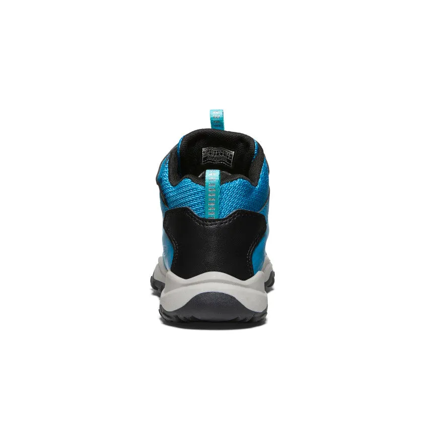 Keen Little Kids' Wanduro Waterproof Boot  |  Fjord Blue/Fuchsia Purple