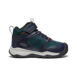 Keen Little Kids' Wanduro Waterproof Boot  |  Sky Captain/Sea Moss