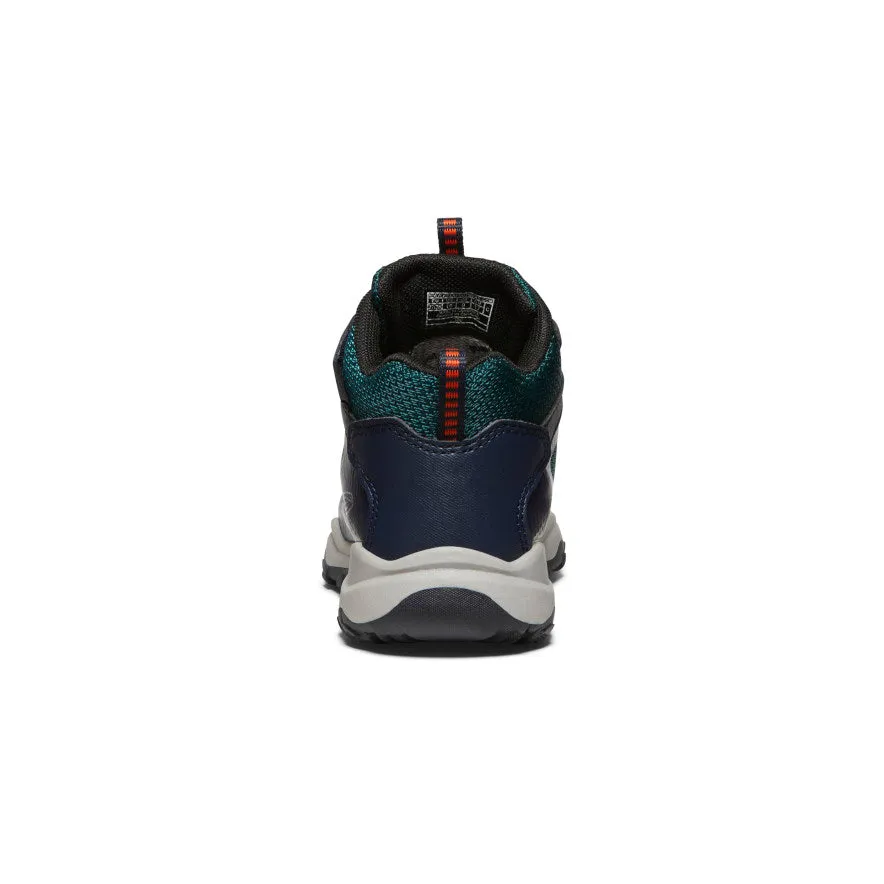 Keen Little Kids' Wanduro Waterproof Boot  |  Sky Captain/Sea Moss
