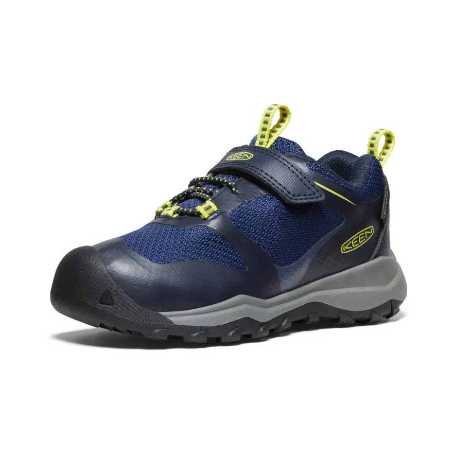 Keen Little Kids' Wanduro Waterproof Shoe  |  Sky Captain/Evening Primrose