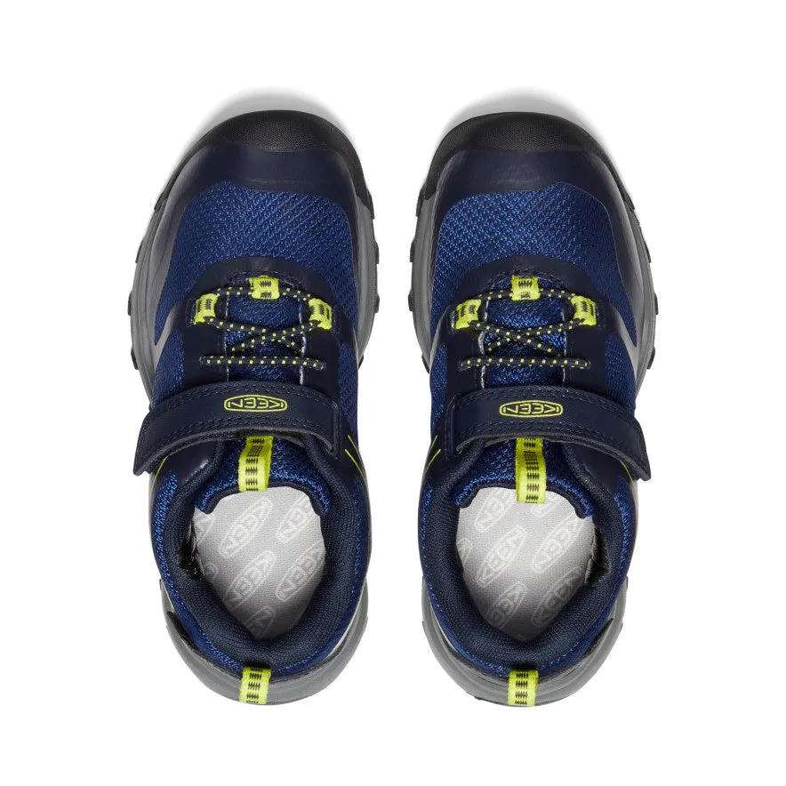 Keen Little Kids' Wanduro Waterproof Shoe  |  Sky Captain/Evening Primrose