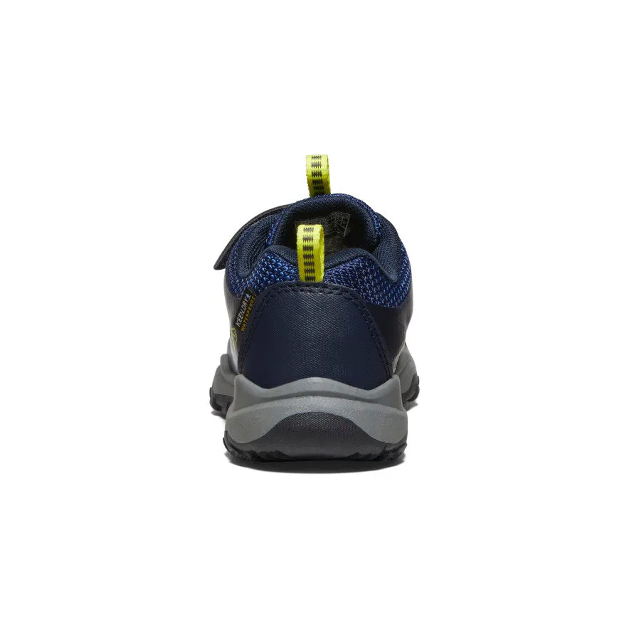 Keen Little Kids' Wanduro Waterproof Shoe  |  Sky Captain/Evening Primrose