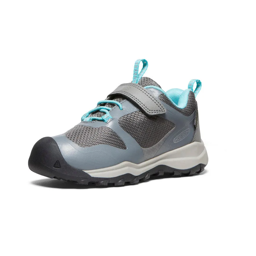Keen Little Kids' Wanduro Waterproof Shoe  |  Steel Grey/Ipanema
