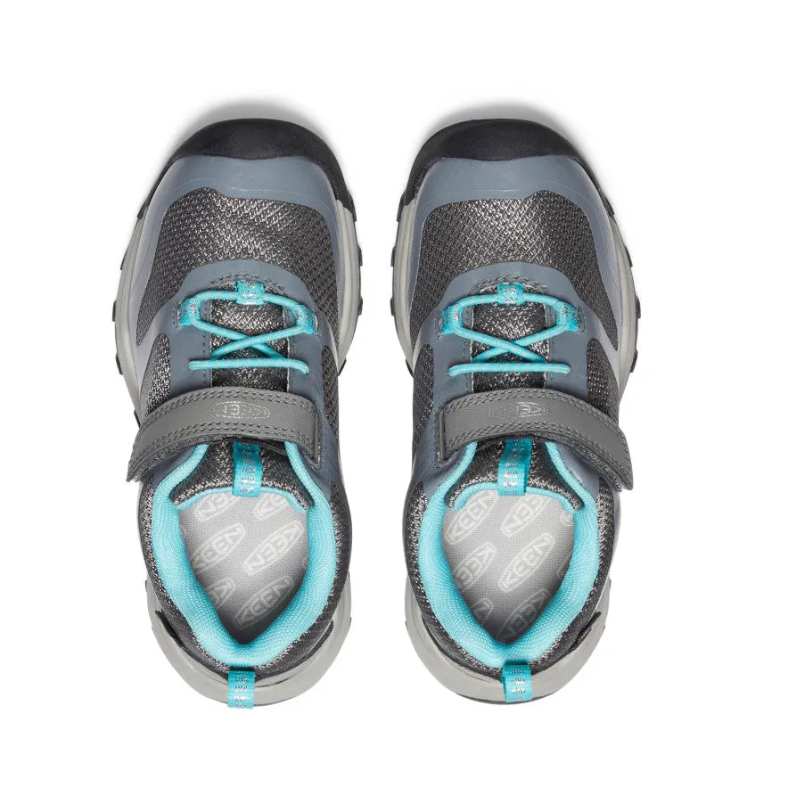 Keen Little Kids' Wanduro Waterproof Shoe  |  Steel Grey/Ipanema