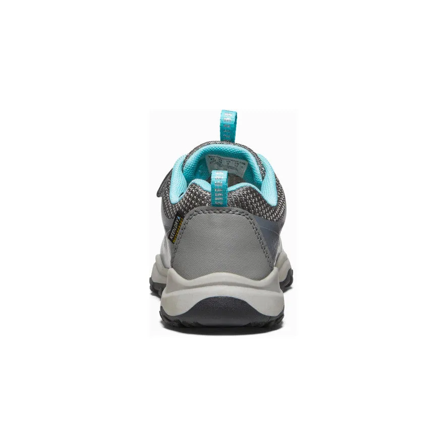 Keen Little Kids' Wanduro Waterproof Shoe  |  Steel Grey/Ipanema