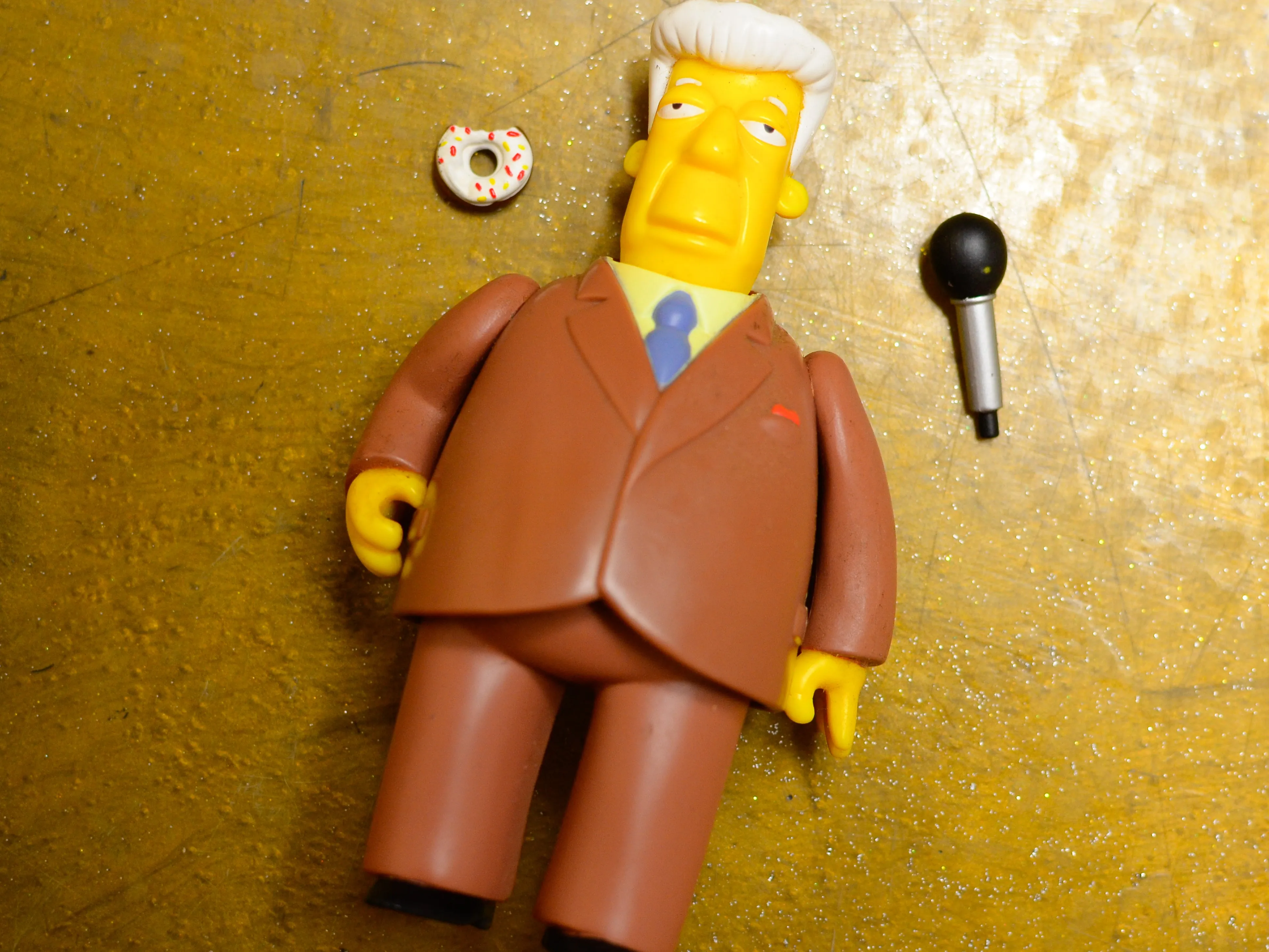 Kent Brockman - Playmates Simpsons World Of Springfield Vintage Figure