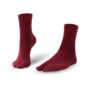 Knitido Traditionals Tabi Ankle tabi sokkerWine Red