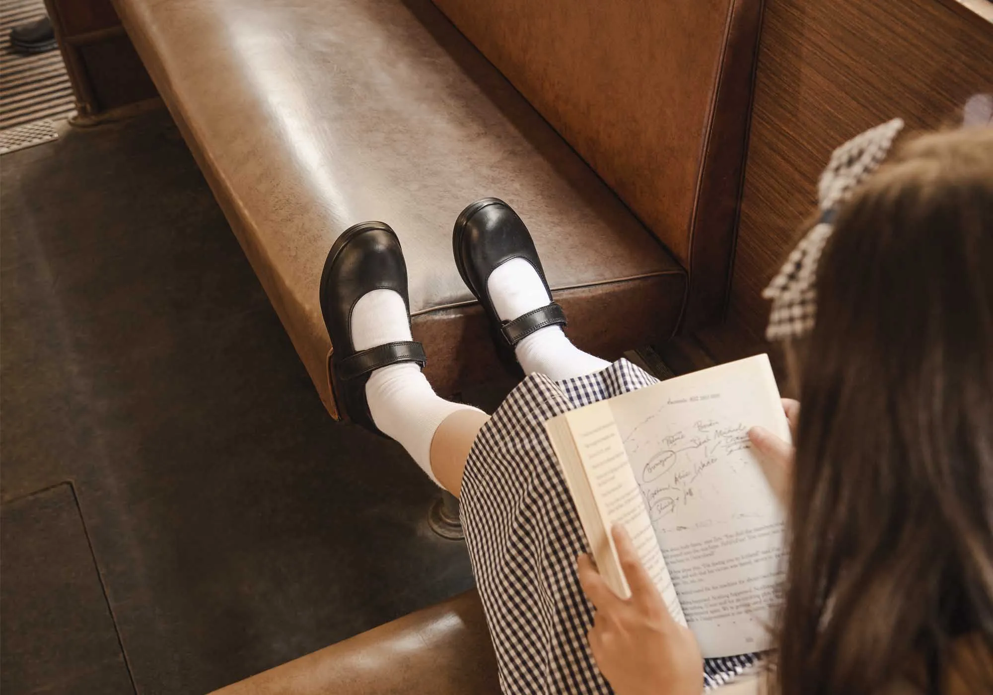 Koala By Grosby Kenzie Kids Leather Comfortable Mary Jane School Shoes