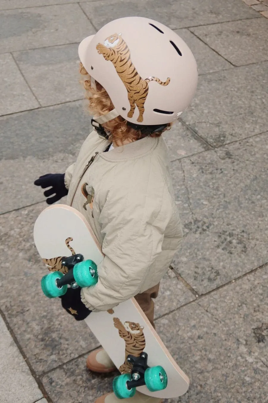 Konges Sljd: Wooden Skateboard - Tiger