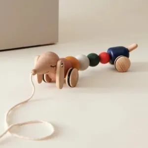 Liewood: Barthes Pull Along Toy - Golden Caramel