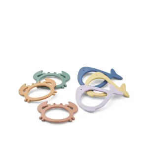Liewood: Calisto Sea Creature Diving Toy 6-Pack