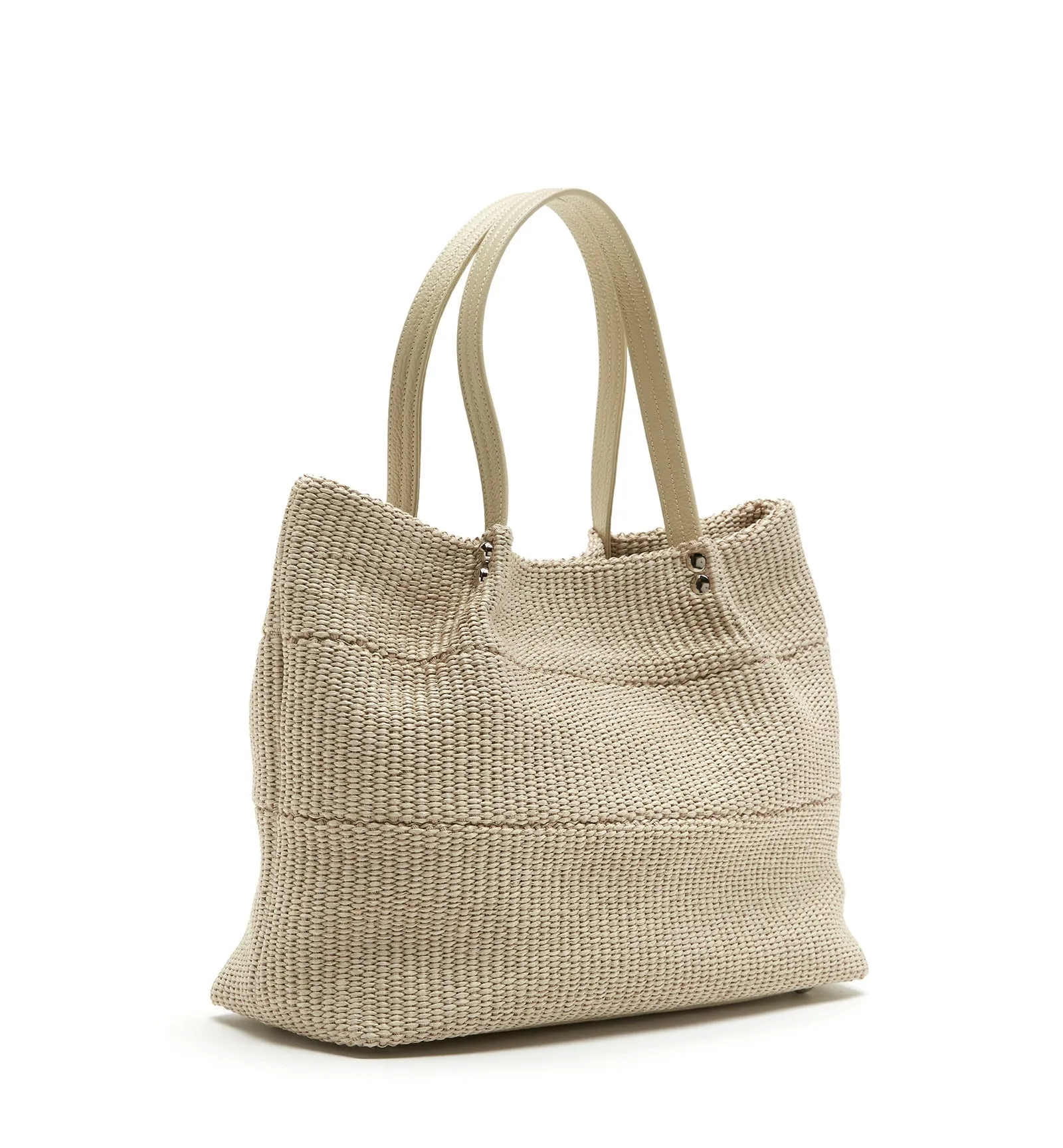 LIGHT RAFFIA TOTE BAG La Canadienne