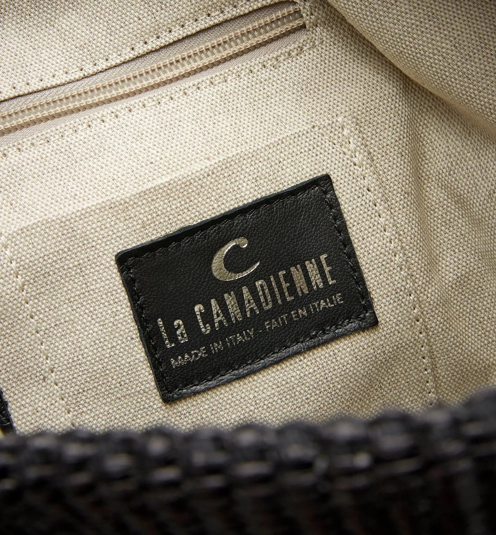 LIGHT RAFFIA TOTE BAG La Canadienne