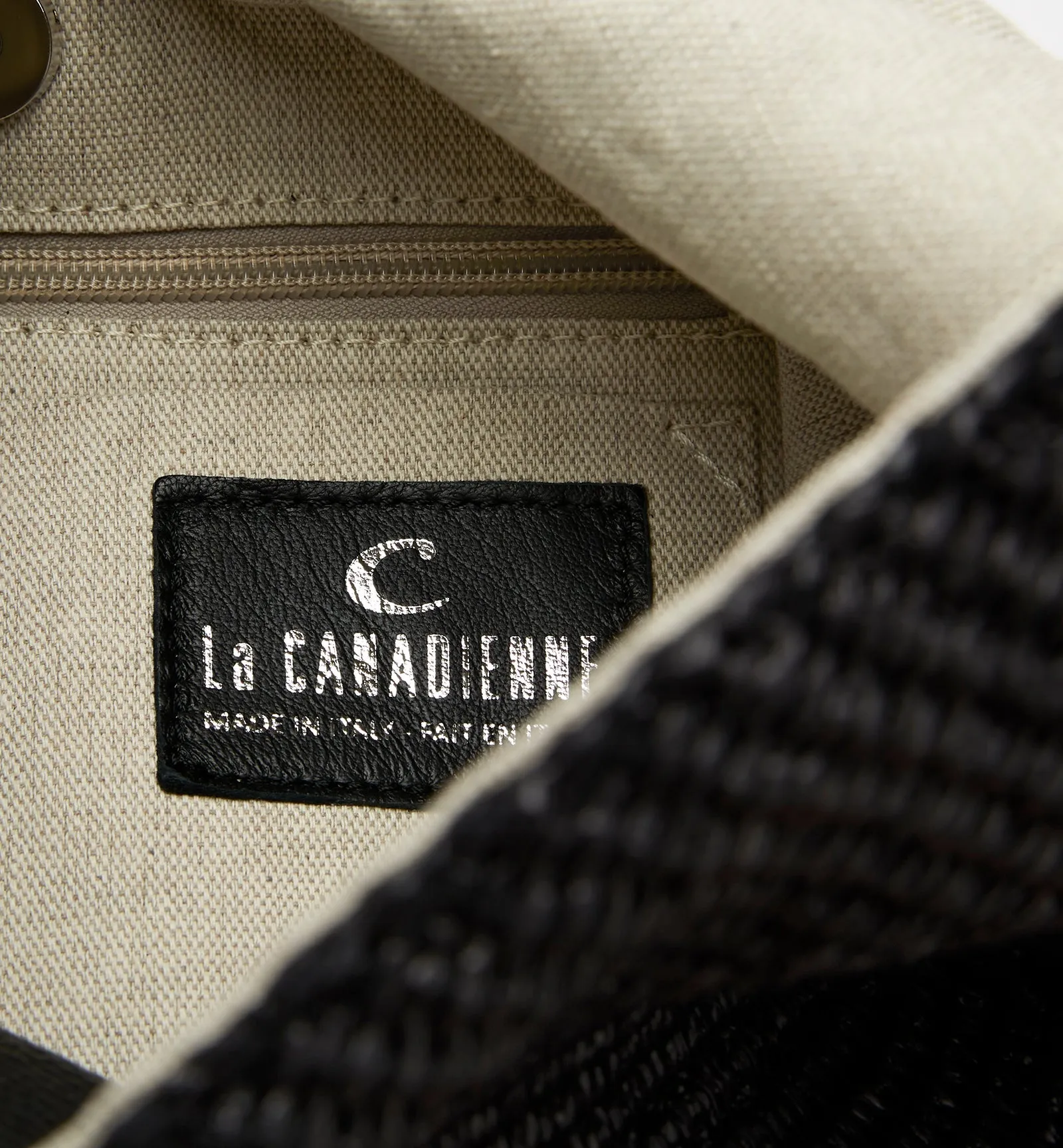 LOVIE RAFFIA TOTE BAG La Canadienne