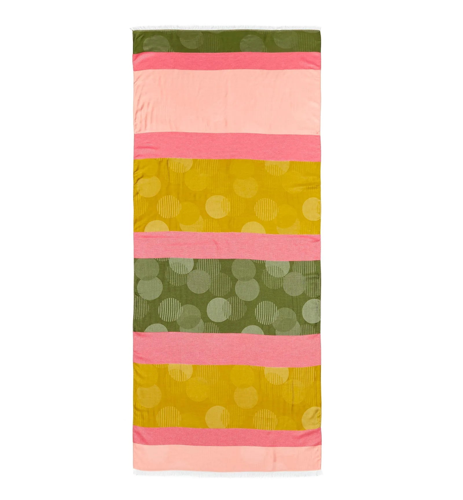 LUSTER CIRCULAR PATTERN SCARF La Canadienne