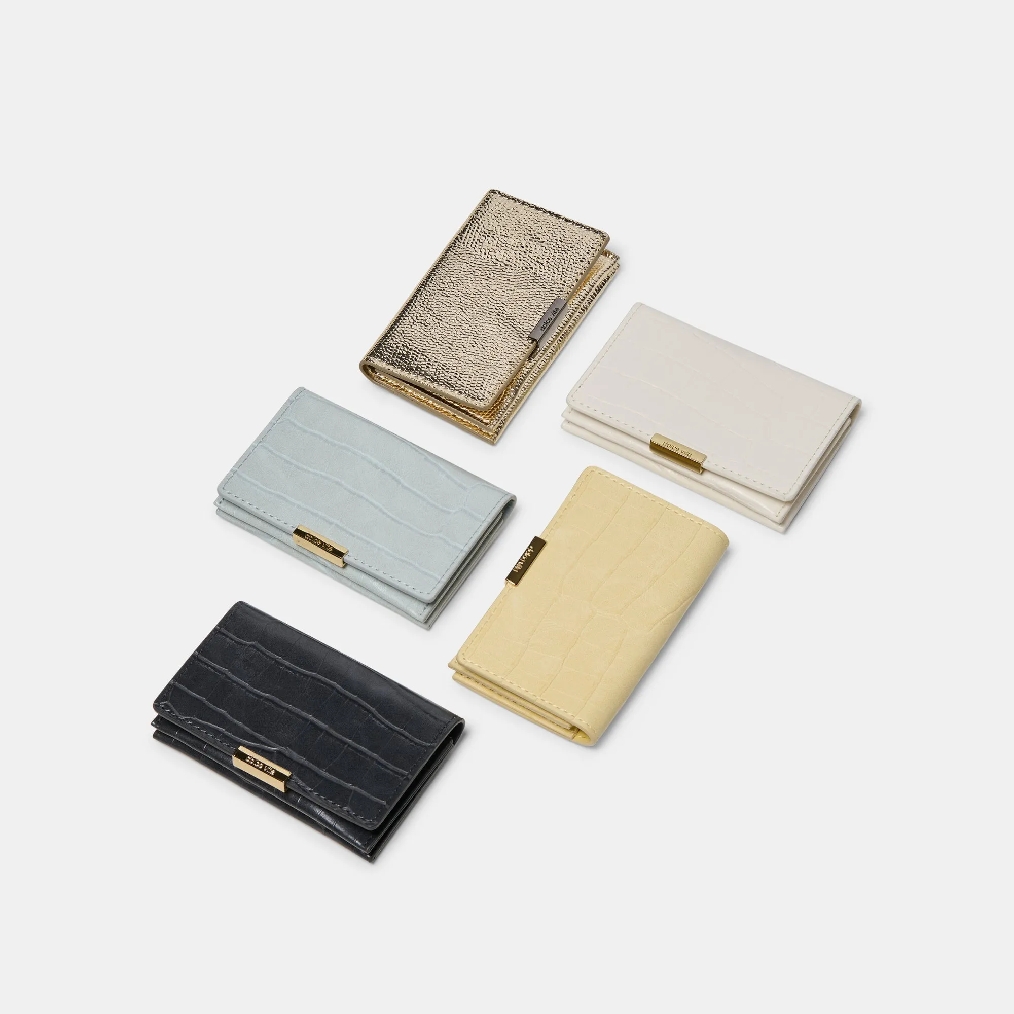 MINI-ME WALLET WHITE CROCO STELLA Dolce Vita