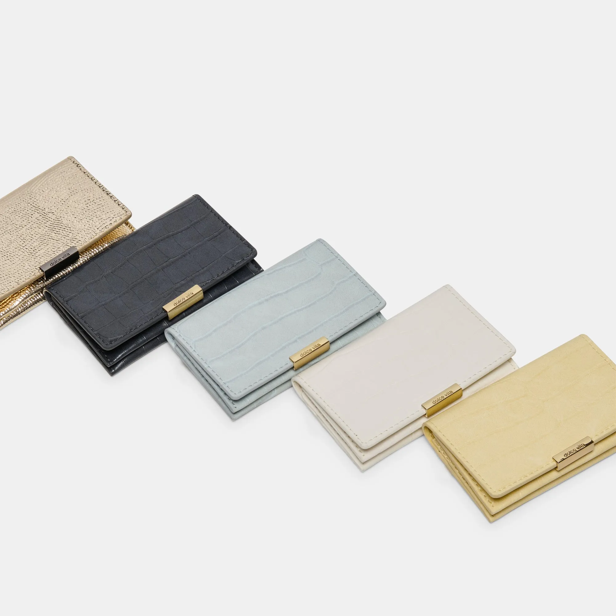 MINI-ME WALLET WHITE CROCO STELLA Dolce Vita