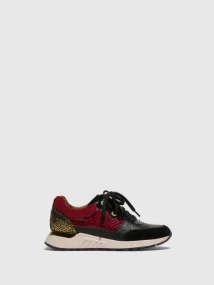 Multicolor Lace-up Trainers