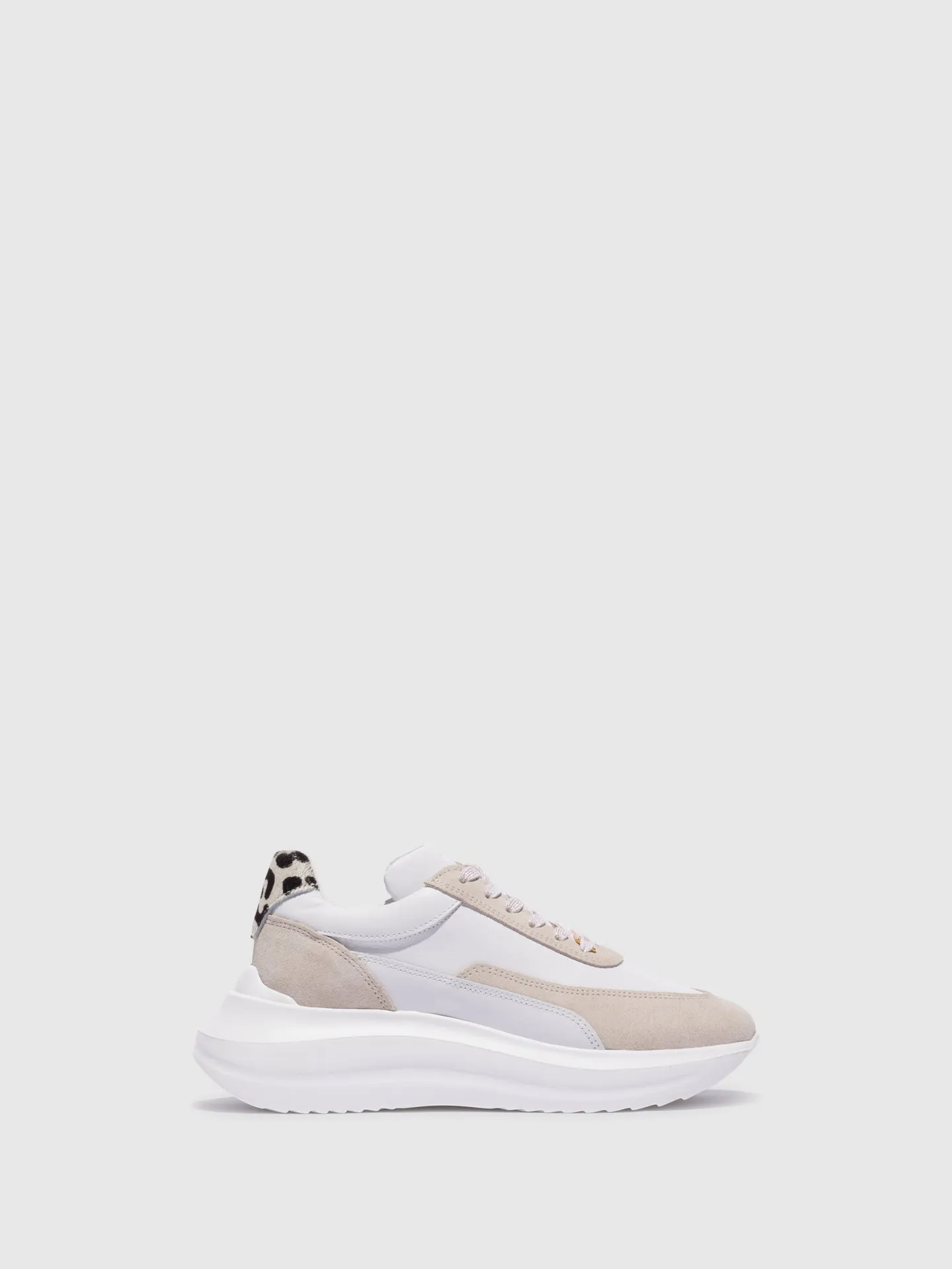 Multicolor Lace-up Trainers