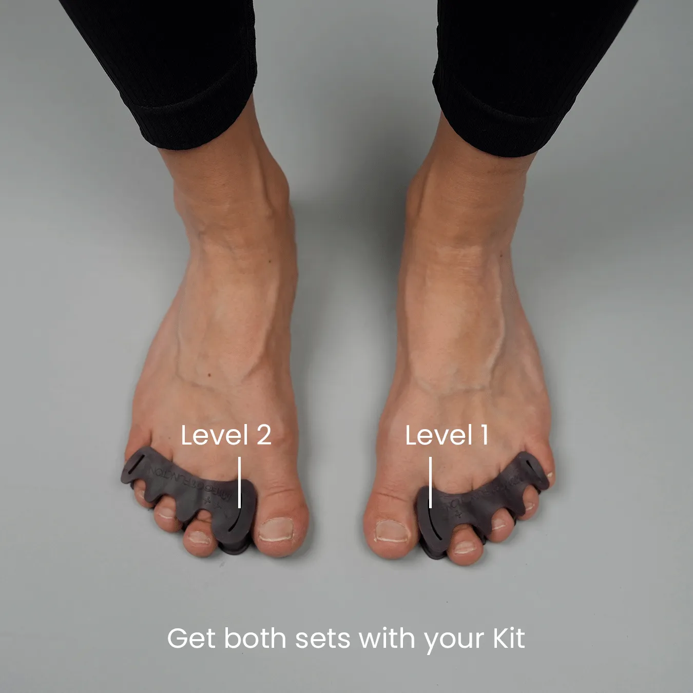 My Foot Function Toe Spacers 2.0 Kit Slate