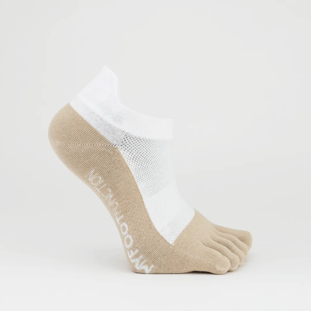 My Foot Function Tsokker  No-Show Length  White / Pepper