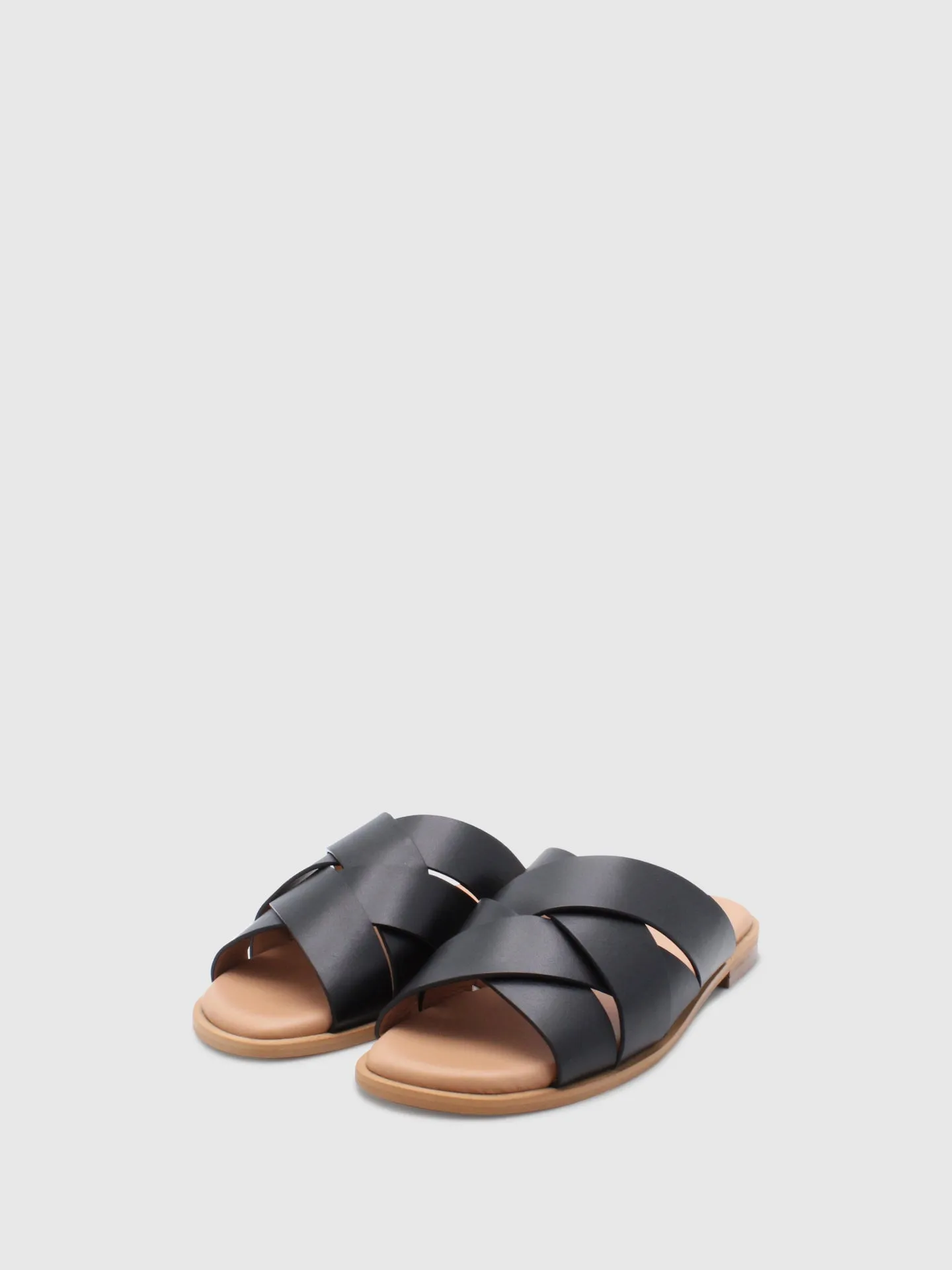 Open Slippers Evergrren Black