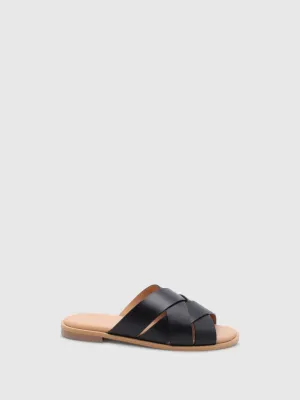 Open Slippers Evergrren Black