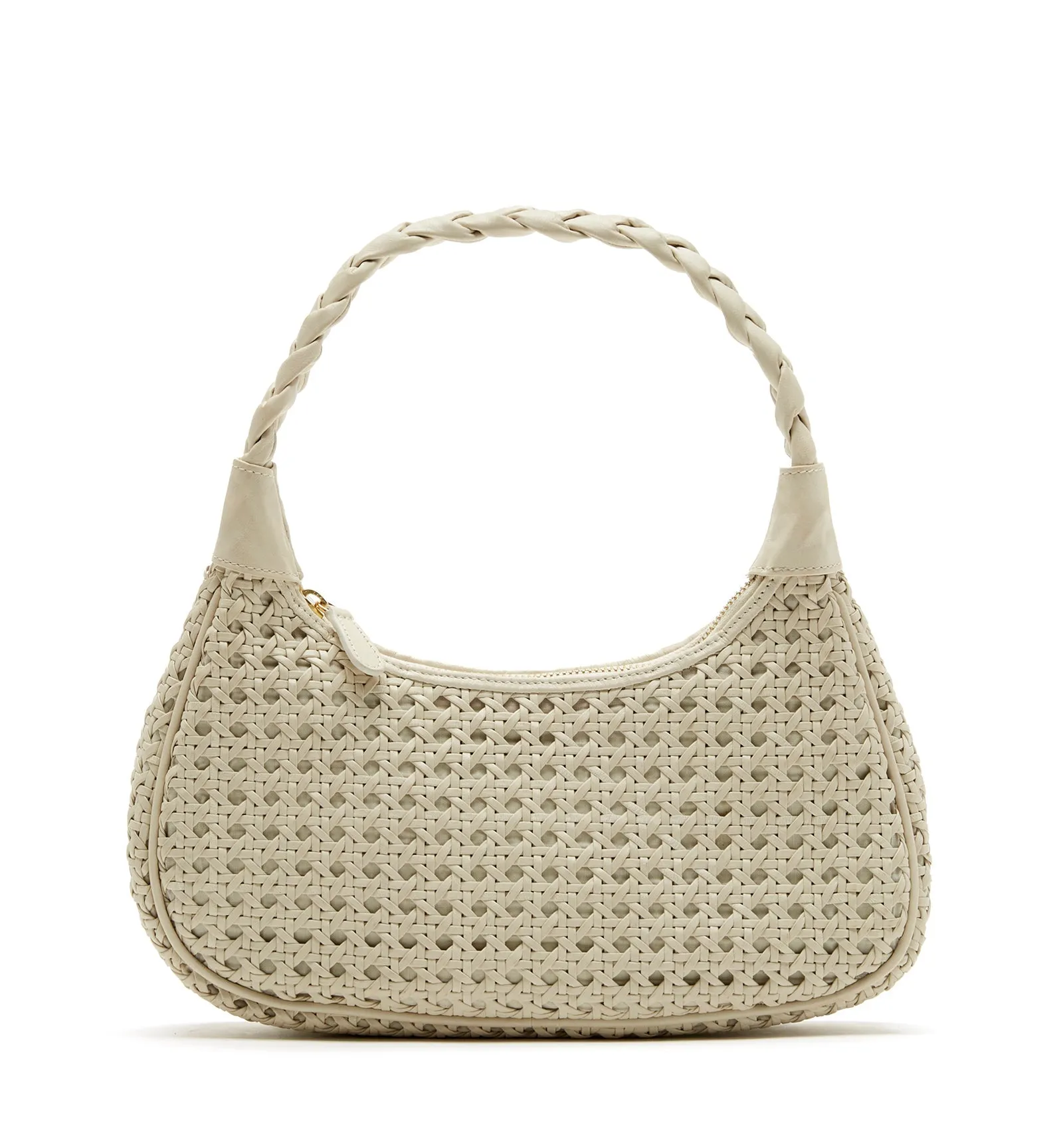 PATTI WOVEN LEATHER SHOULDER BAG La Canadienne