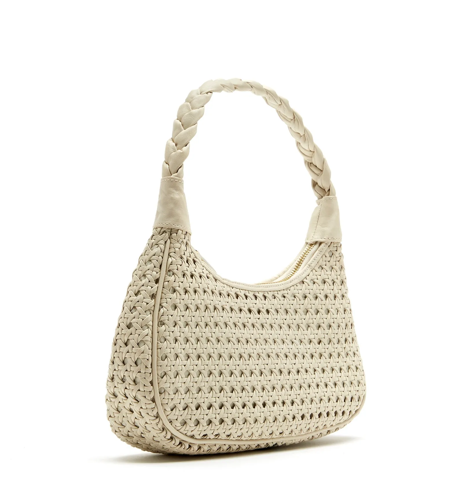 PATTI WOVEN LEATHER SHOULDER BAG La Canadienne