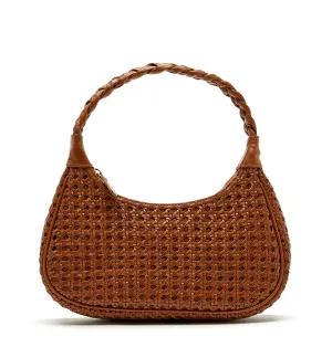 PATTI WOVEN LEATHER SHOULDER BAG La Canadienne