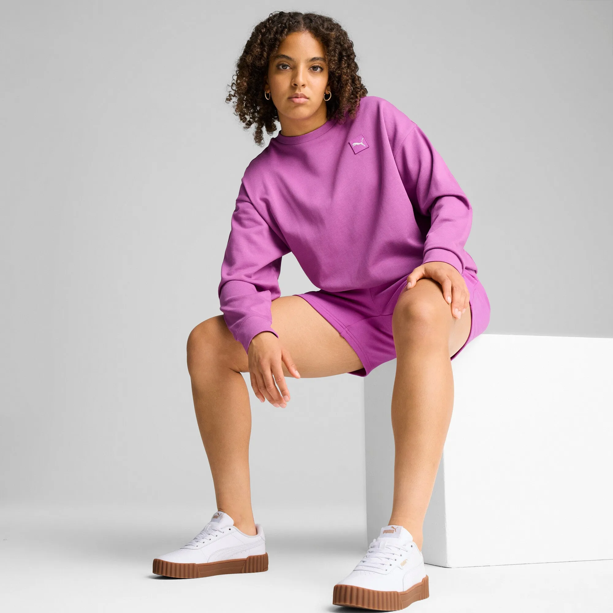 PUMA Women's ESS ELEVATED Comfort Crew Women