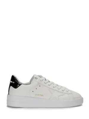 Pure Star Leather Upper And Star Patent Heel Sneakers