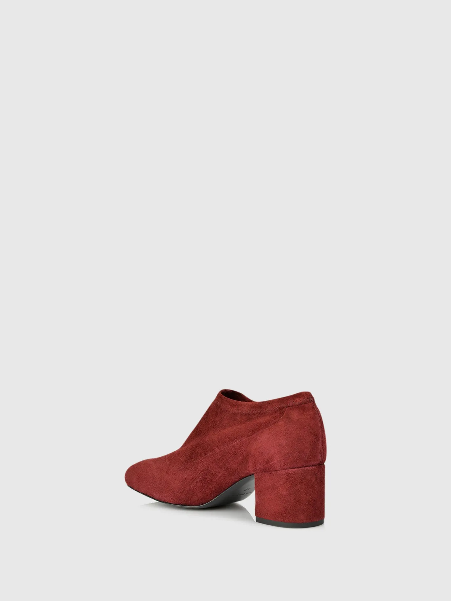 Red Pointed Toe Ankle Boots
