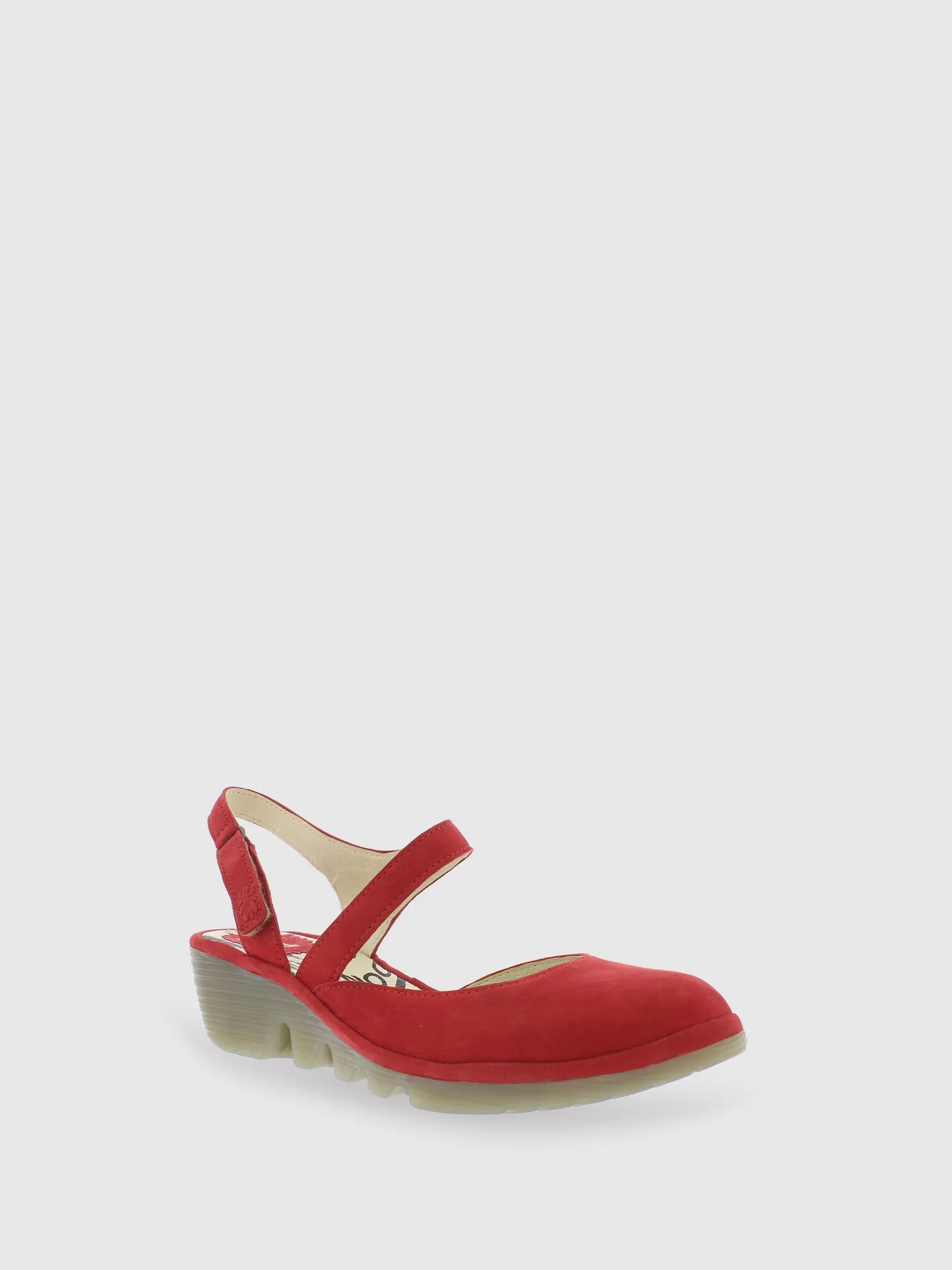 Red Velcro Sandals