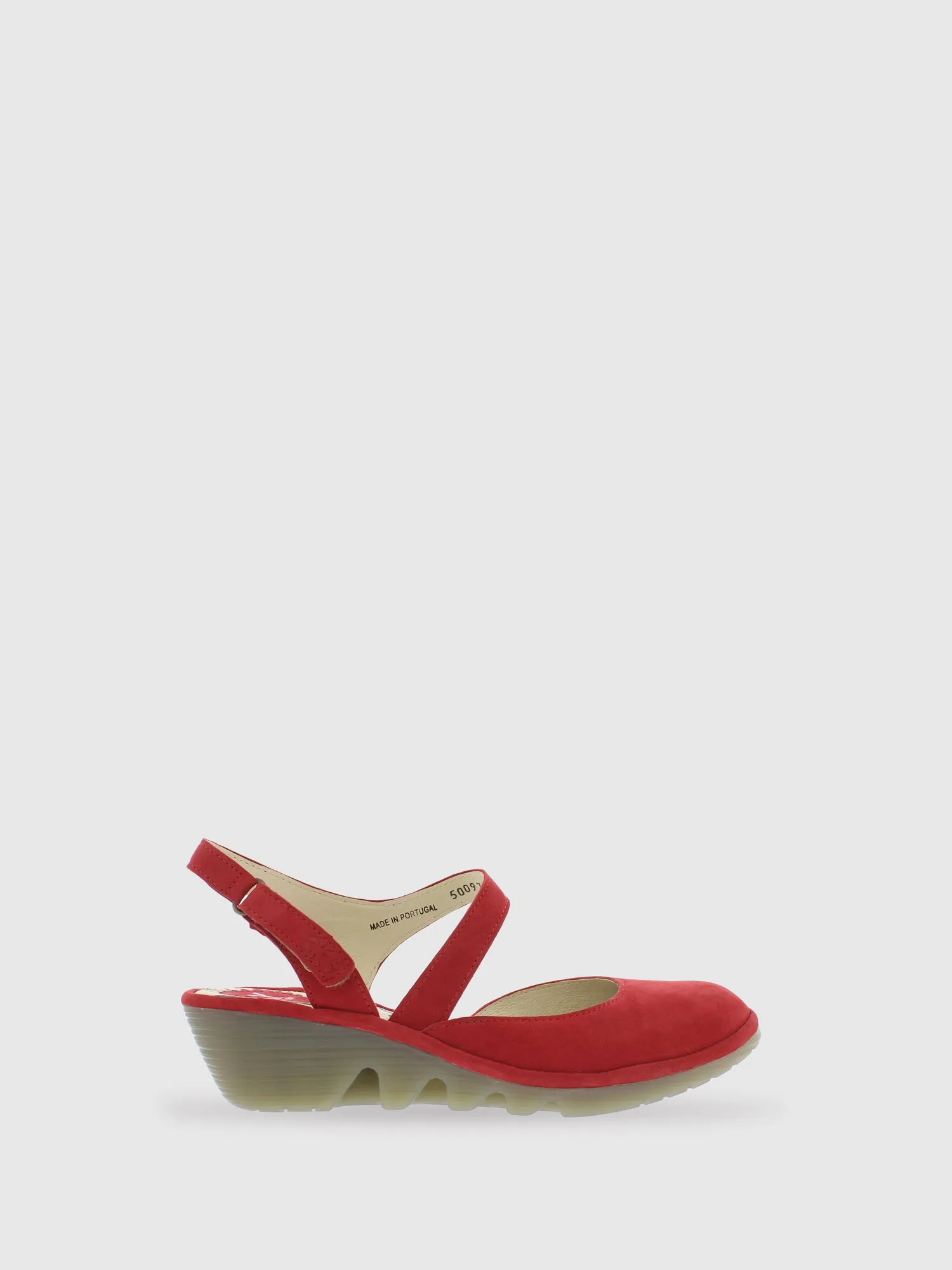 Red Velcro Sandals