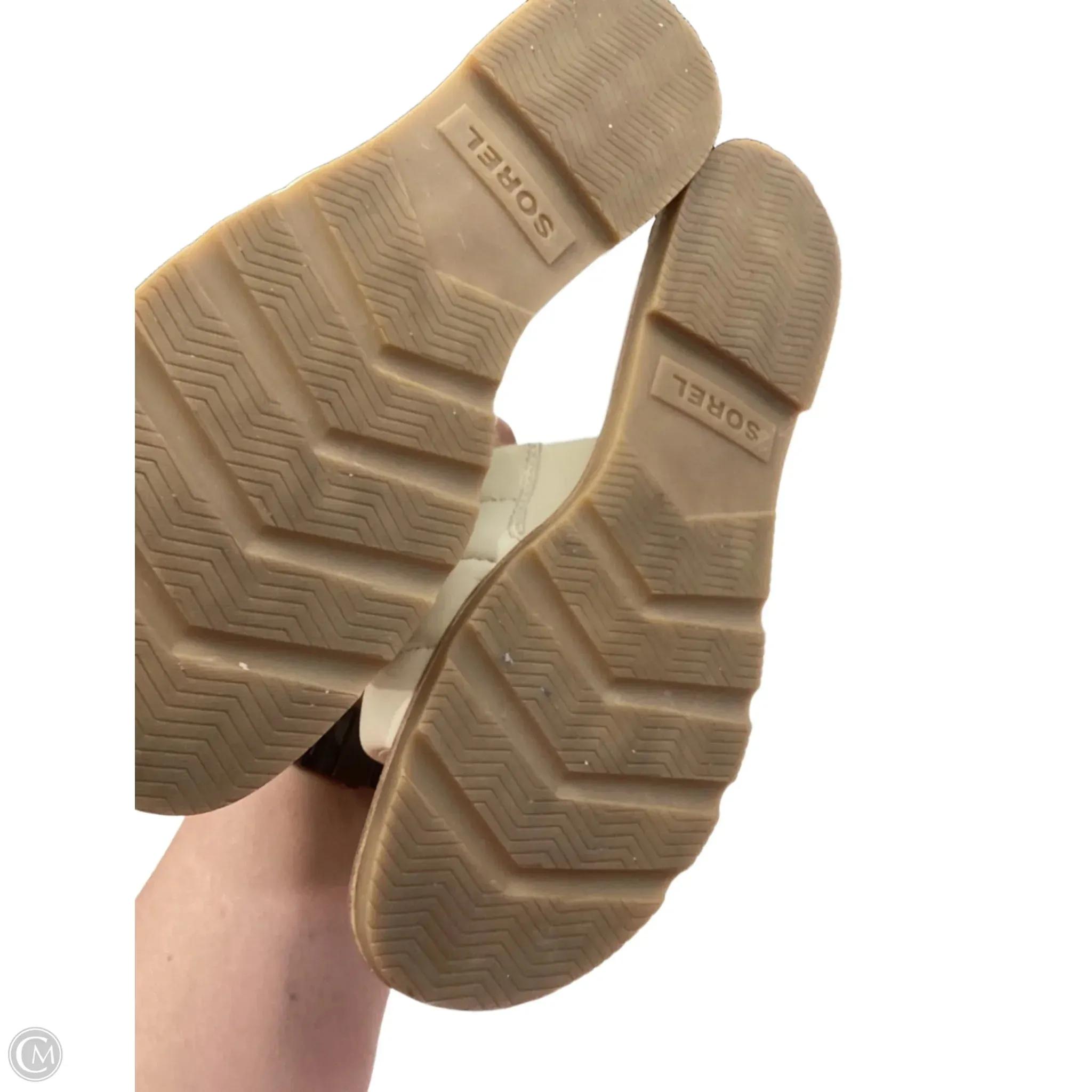 Sandals Flats By Sorel In Tan, Size: 9.5