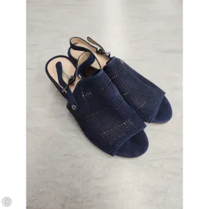 Sandals Heels Block By Alex Marie In Blue, Size: 7