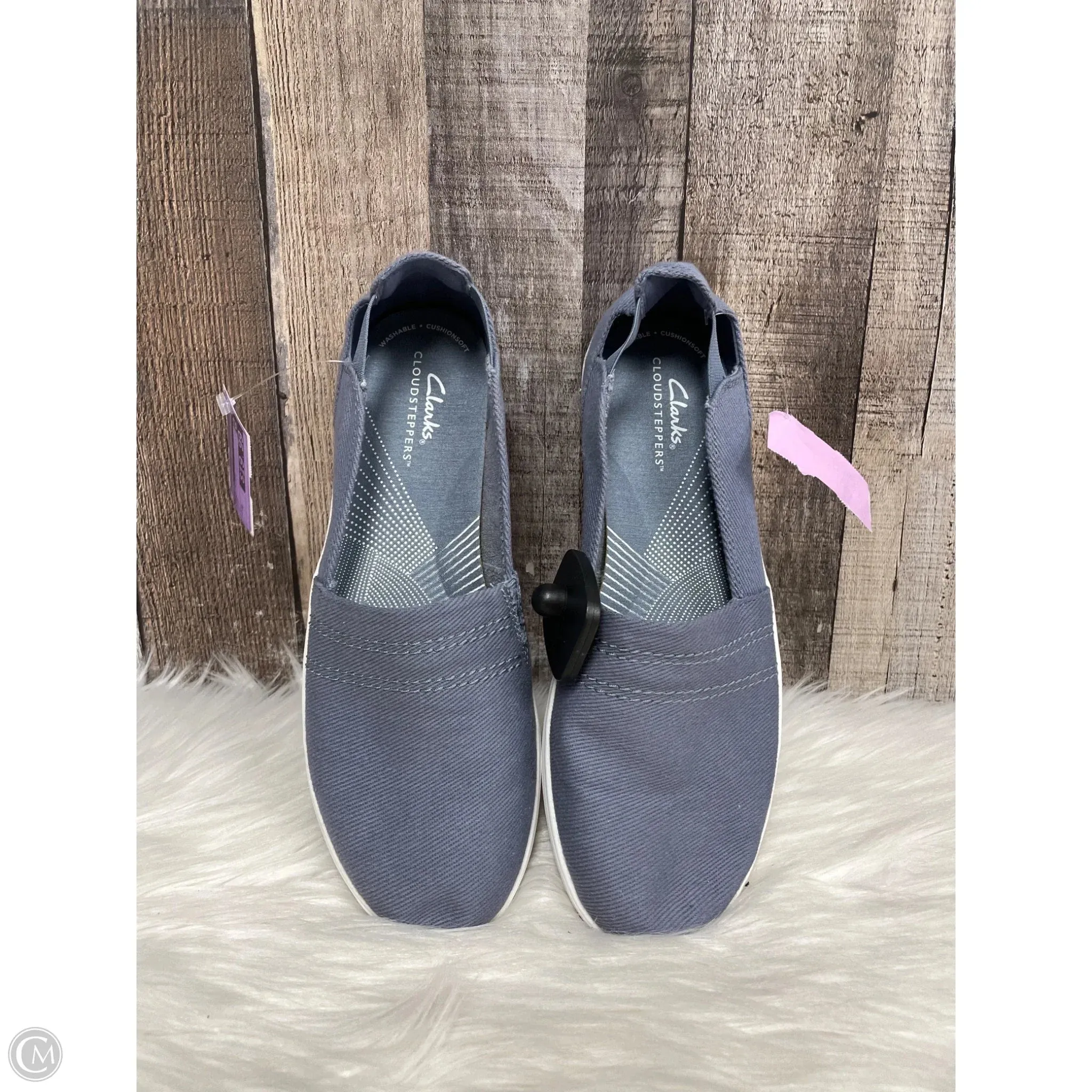 Shoes Flats By Clarks In Blue, Size: 9