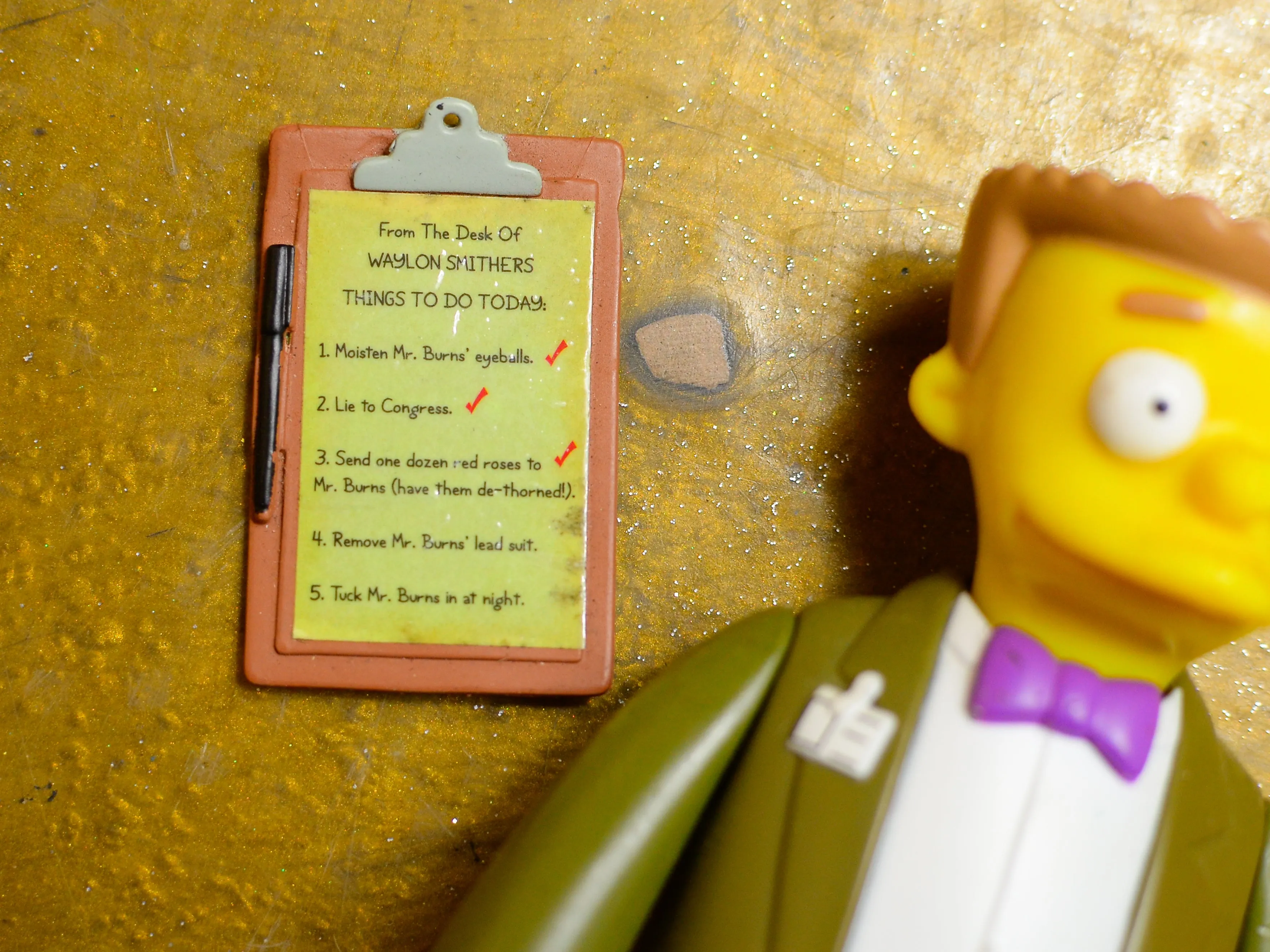Smithers - Playmates Simpsons World Of Springfield Vintage Figure